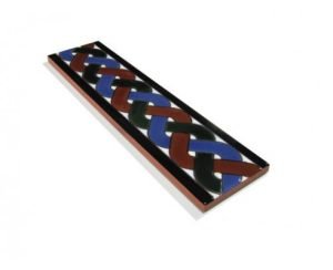 Azulejo sevillano pintado a mano. Modelo cenefa C130