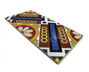 Azulejo sevillano pintado a mano. Modelo Fondo F192