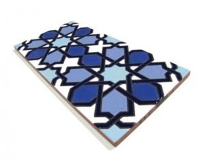 Azulejo árabe pintado a mano. Modelo Fondo F213