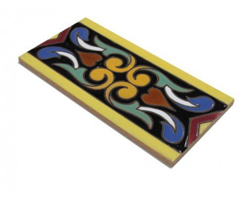 Cenefa-de-ceramica-pintada-a-mano-en-cuerda-seca-por-Ceramica-Campos.-75x15-cm.-CN42